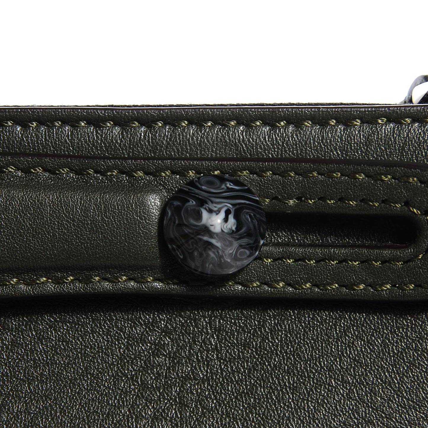 Vitello Dolce Croc Tail Large By The Way Boston Bag Verde Prato Black