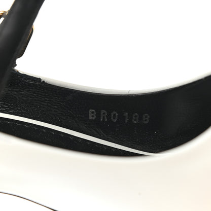 Louis Vuitton Calfskin Monogram Matchmake Strap Pumps 38.5 Black White 8 of 8