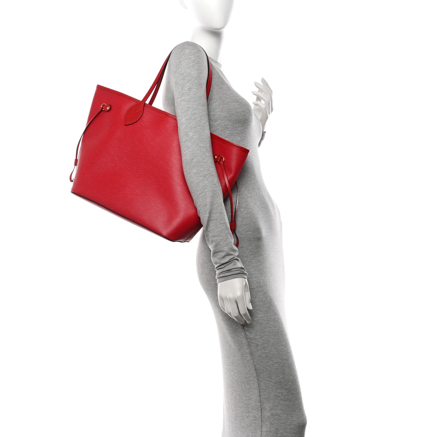 Epi Monogram Neverfull MM Castillan Red