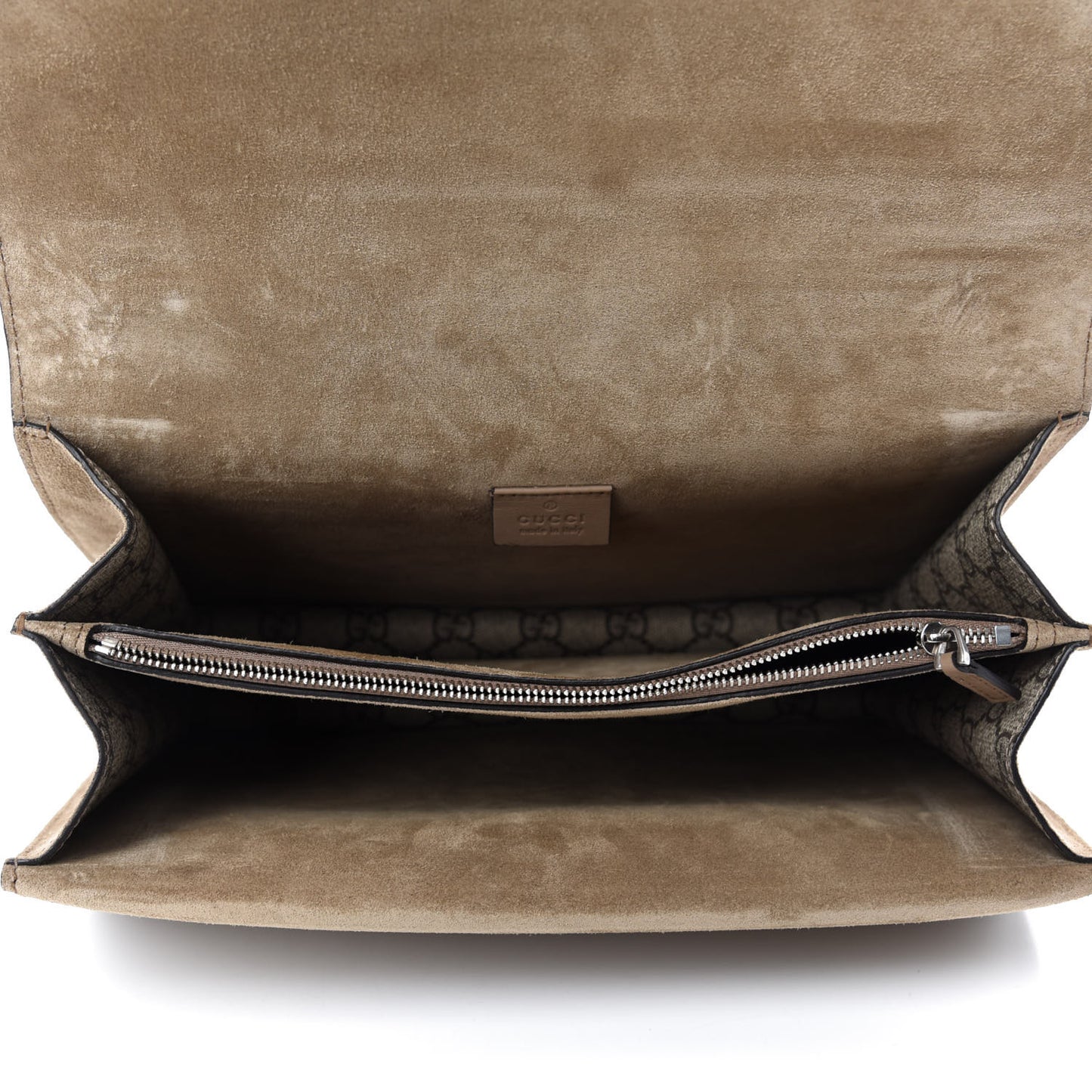 GG Supreme Monogram Medium Dionysus Shoulder Bag Taupe