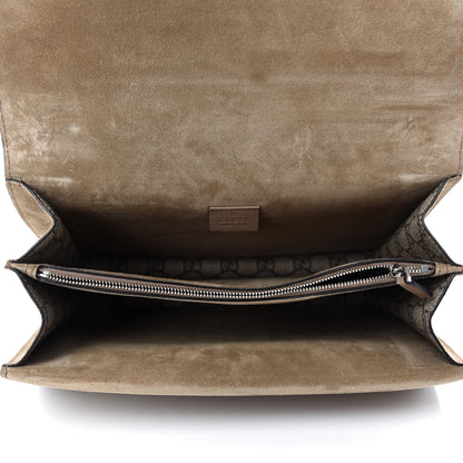 Gucci GG Supreme Monogram Medium Dionysus Shoulder Bag Taupe 5 of 10
