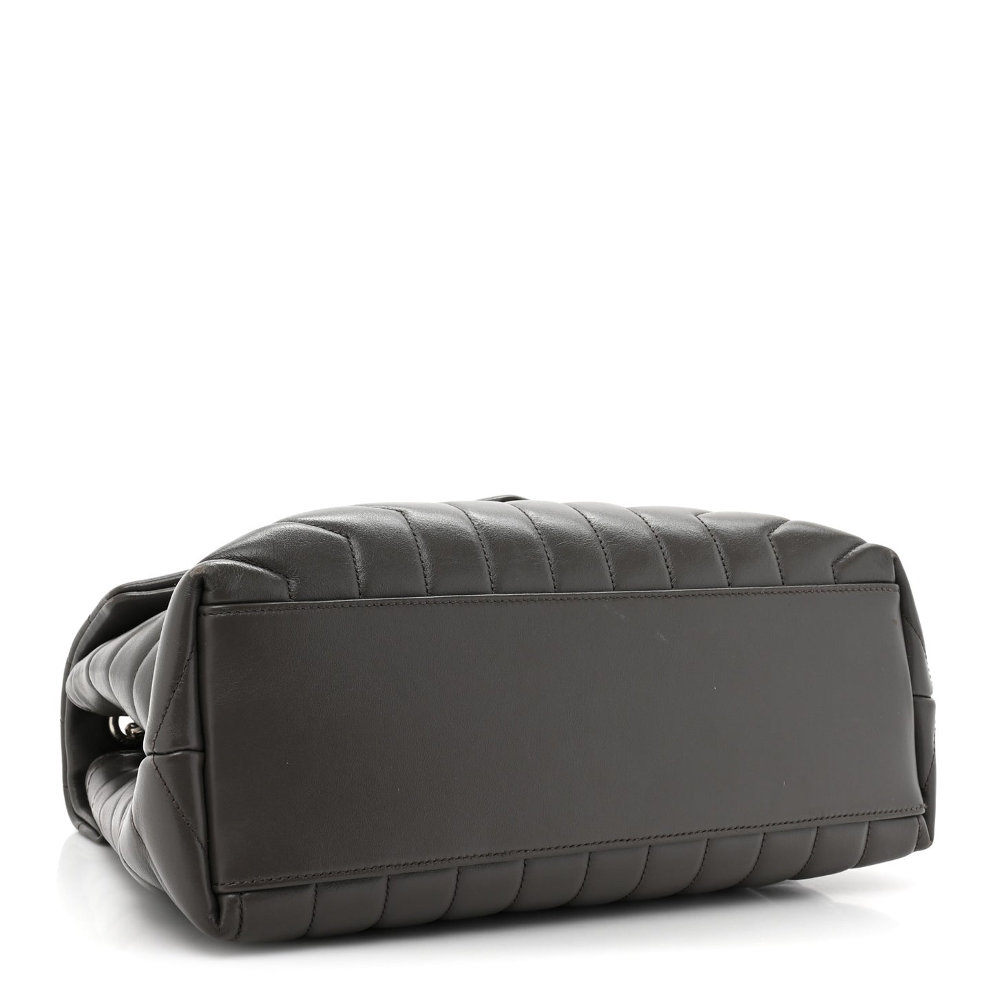 Calfskin Y Quilted Monogram Medium Loulou Chain Satchel Earth