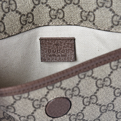 Gucci GG Supreme Monogram Neo Vintage Web Belt Bag Brown 8 of 11