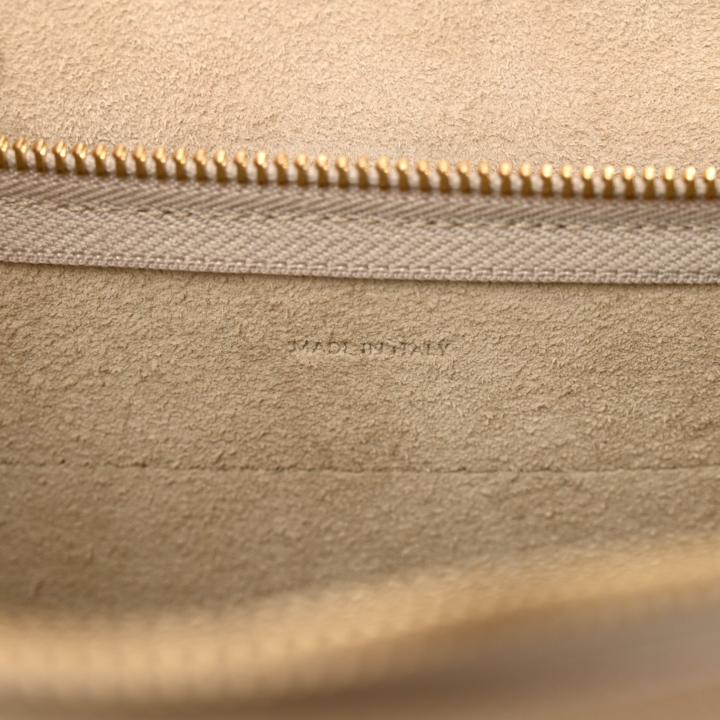 Grained Calfskin Nano Belt Bag Light Taupe