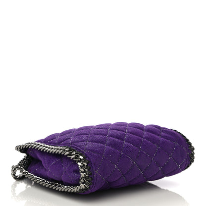 Stella McCartney Shaggy Deer Quilted Tiny Falabella Purple 4 of 12