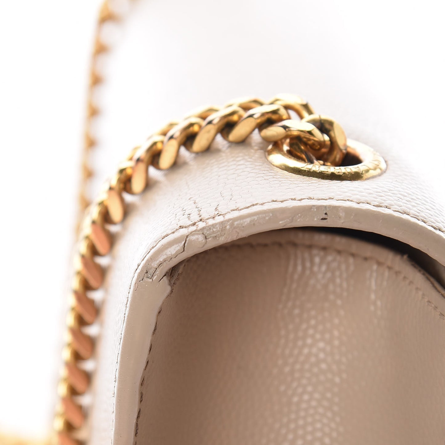 Grain De Poudre Small Monogram Kate Satchel Nude Powder