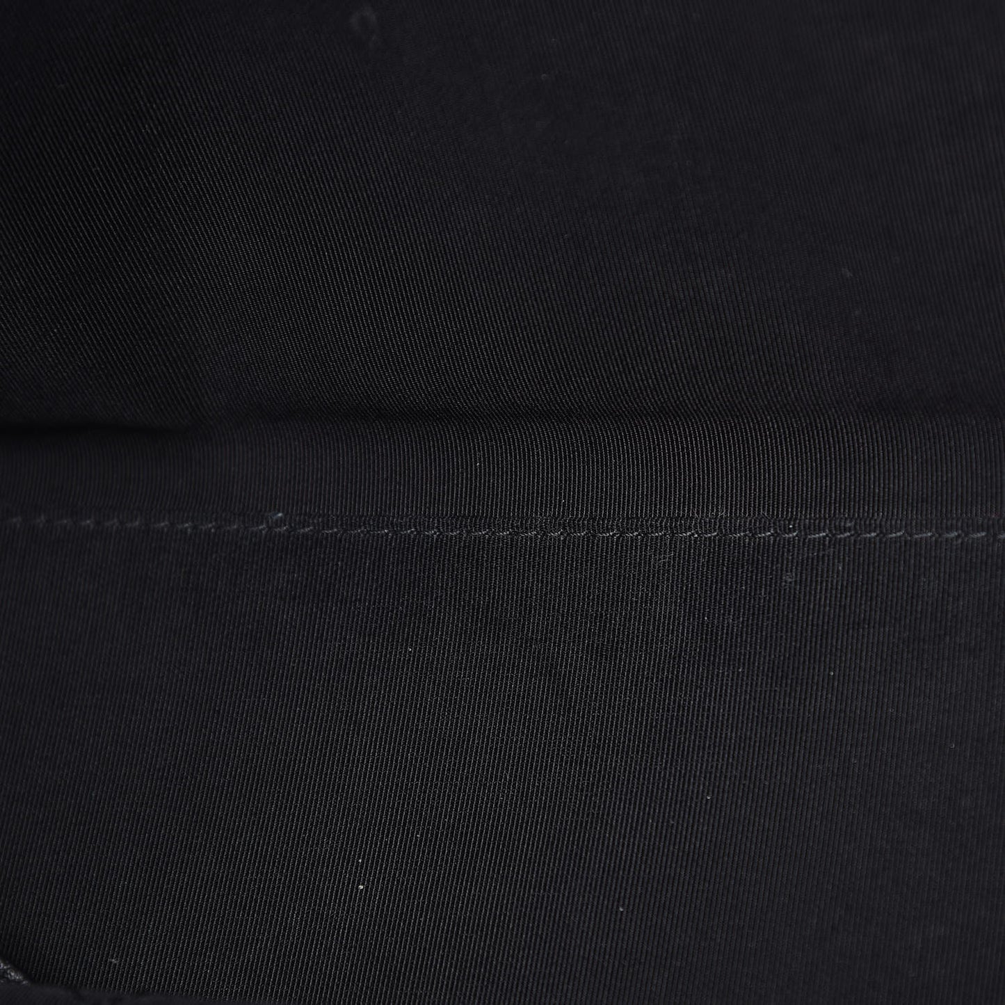 Caviar Stitched Shopping Tote Black