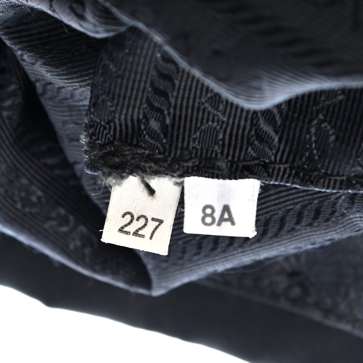 Prada Tessuto Nylon Soft Calfskin Tote Black 6 of 9
