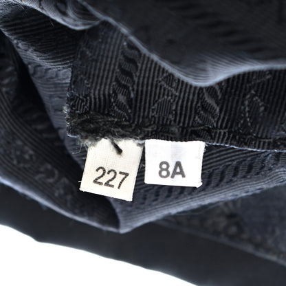 Prada Tessuto Nylon Soft Calfskin Tote Black 6 of 9