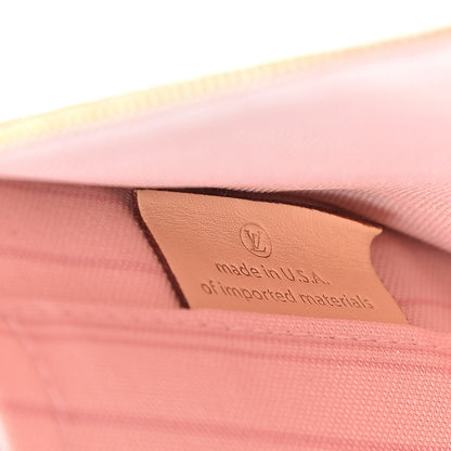 Louis Vuitton Damier Azur Neverfull MM GM Pochette Rose Ballerine 7 of 8