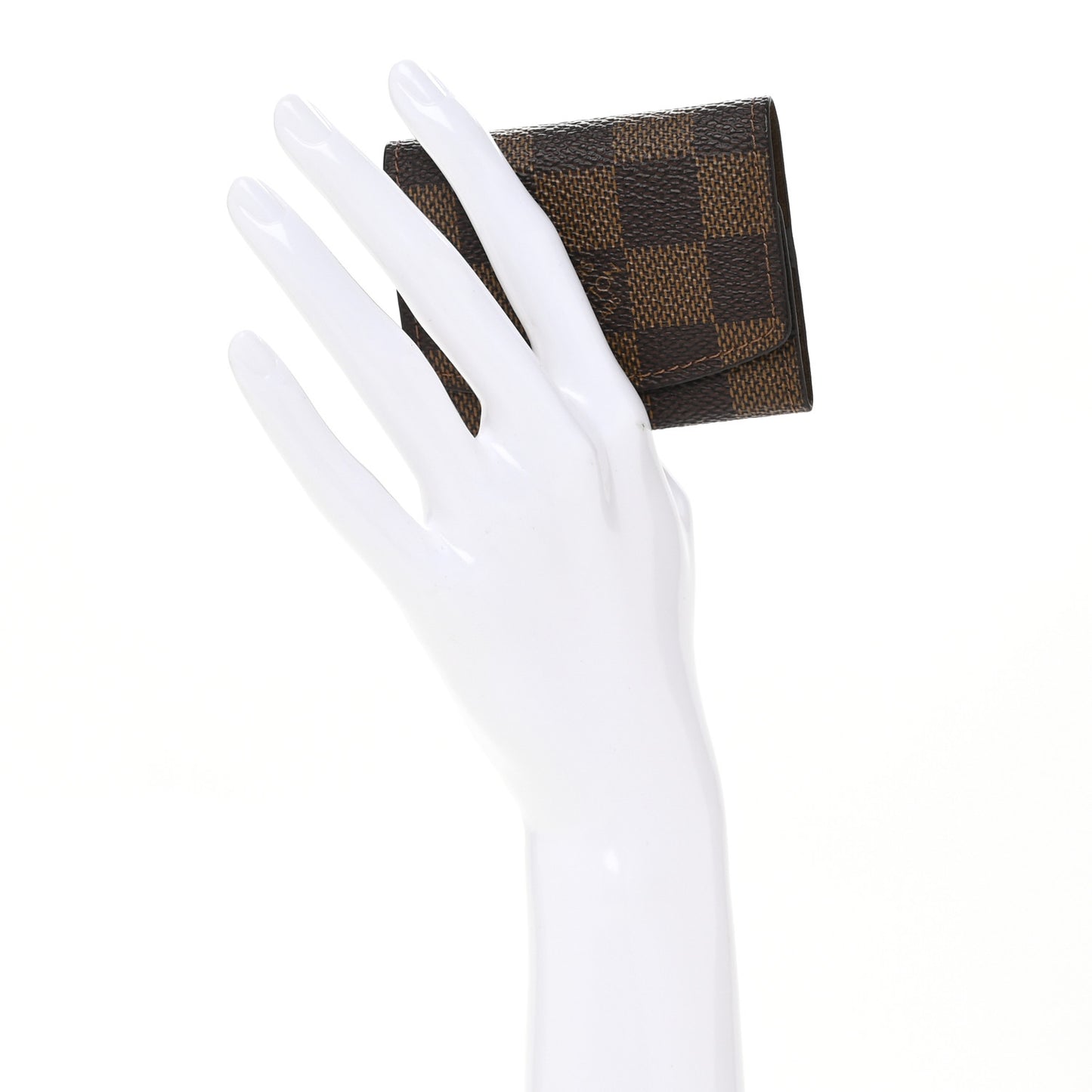 Damier Ebene Cufflinks Case