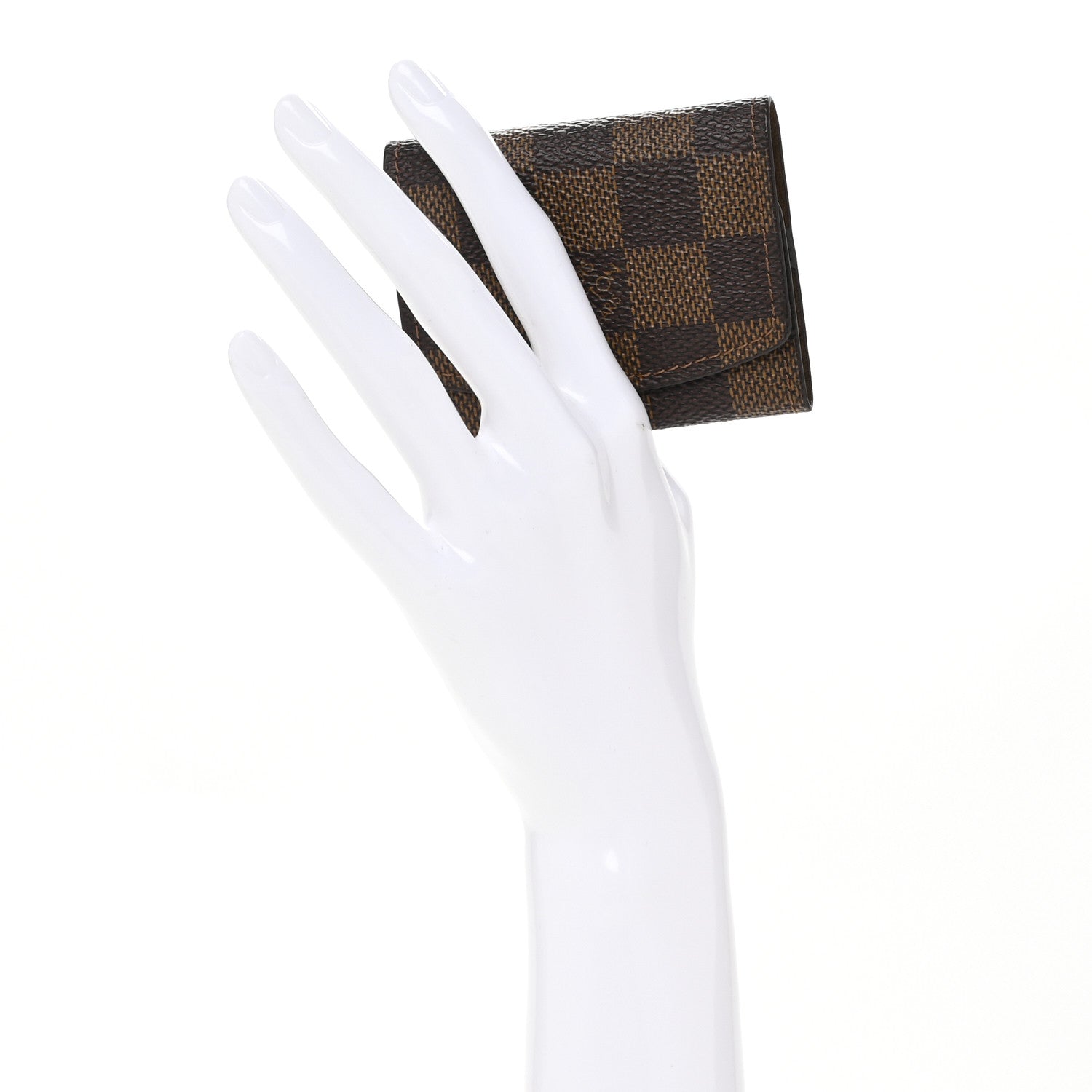 Louis Vuitton Damier Ebene Cufflinks Case 2 of 7