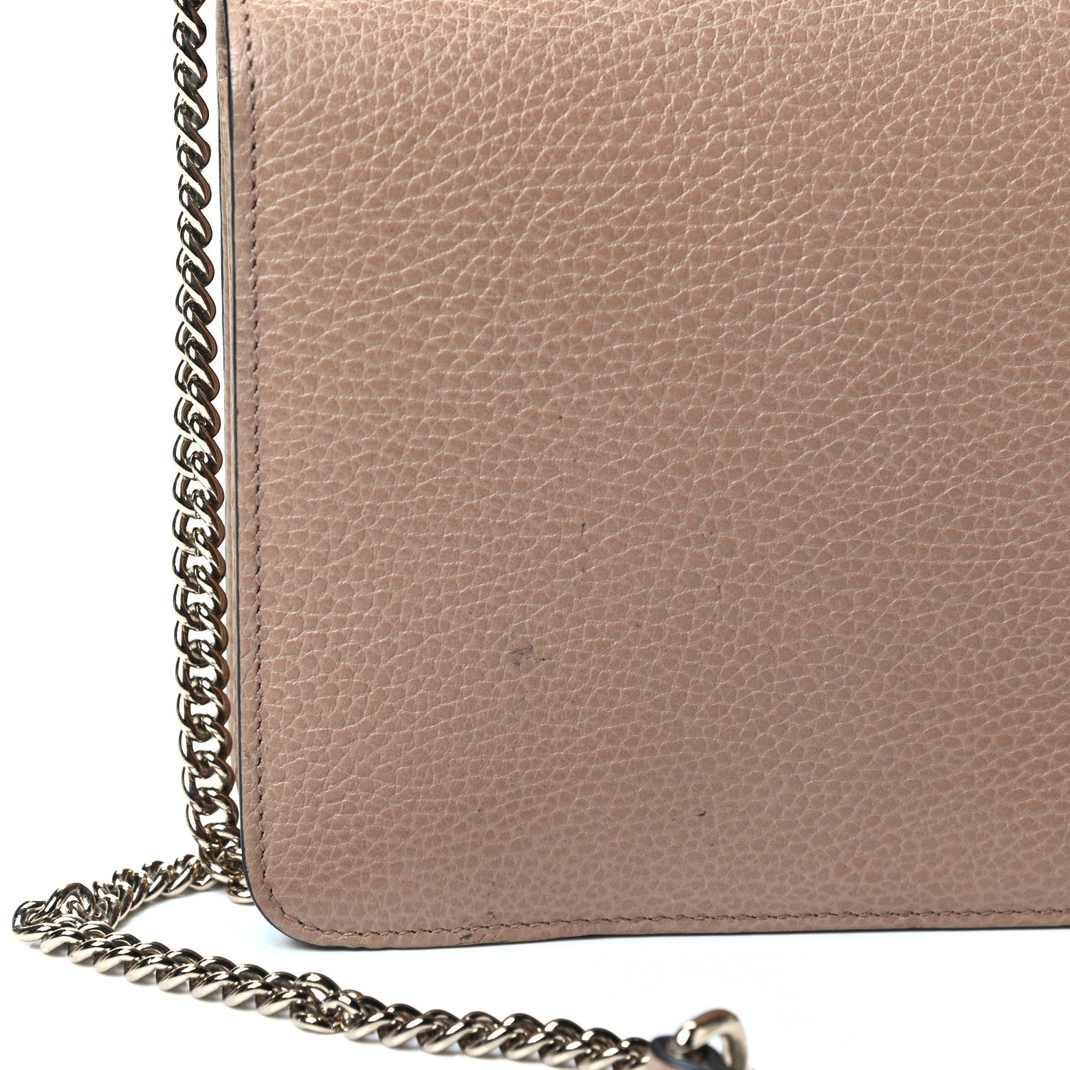 Gucci Dollar Calfskin Small Interlocking G Shoulder Bag Camelia 5 of 5