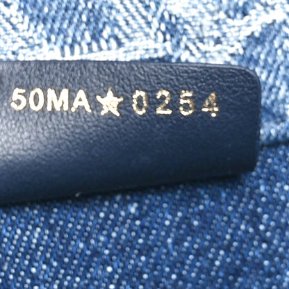 Christian Dior Oblique Denim Medium Book Tote Blue 8 of 10