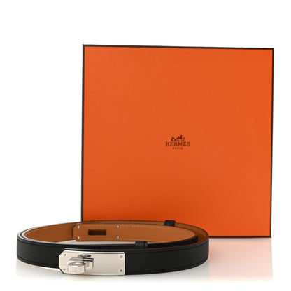 Hermes Epsom Kelly Belt Black 5 of 5