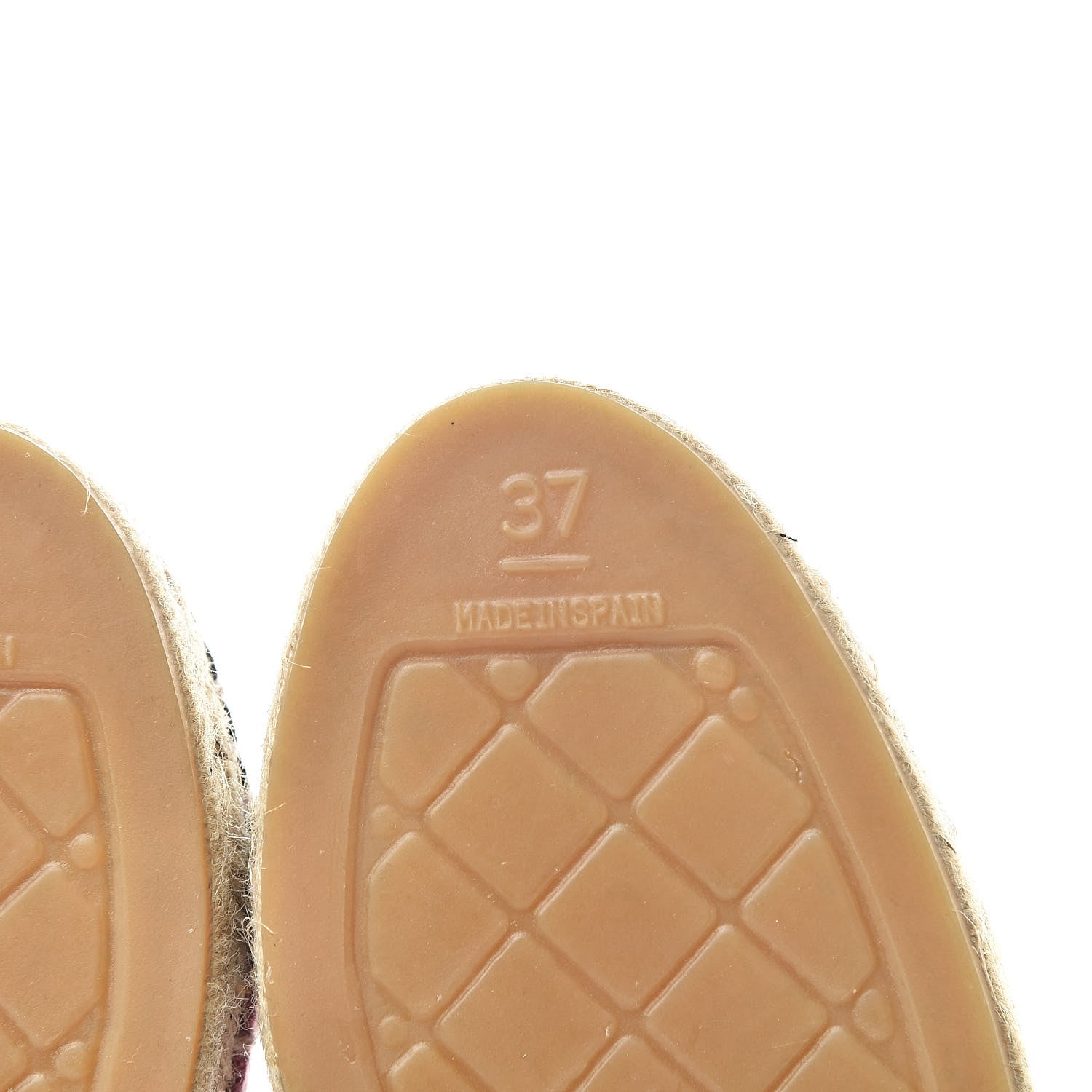 Balenciaga CHANEL Linen CC Espadrilles 37 Pink Black 6 of 9