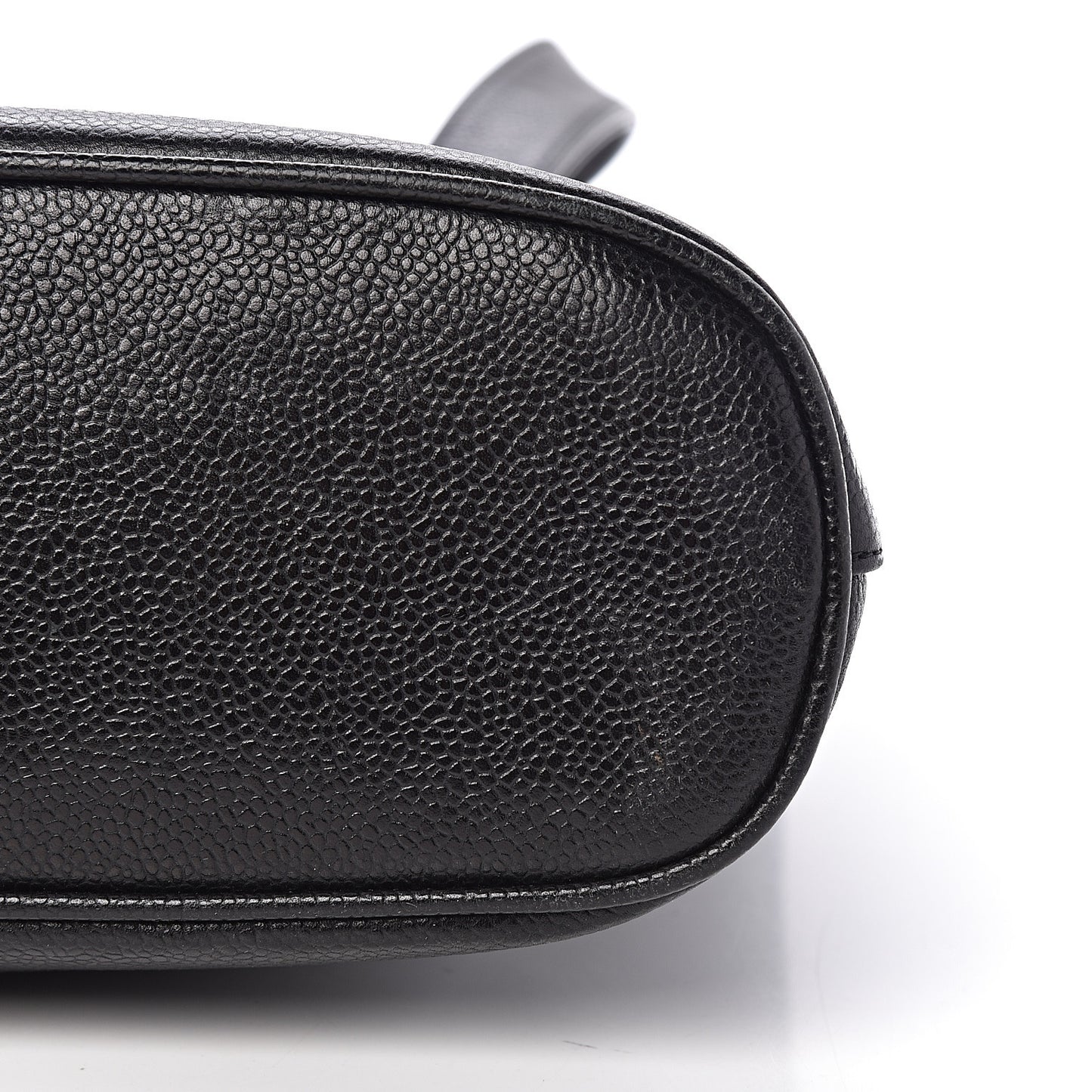 Caviar Large CC Shoulder Bag Black