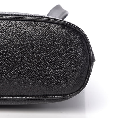 Chanel Caviar Large CC Shoulder Bag Black 16 of 17