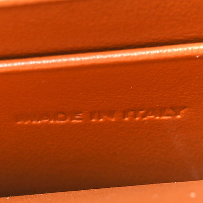 Celine Triomphe Canvas Calfskin Flap Card Holder Tan 7 of 9