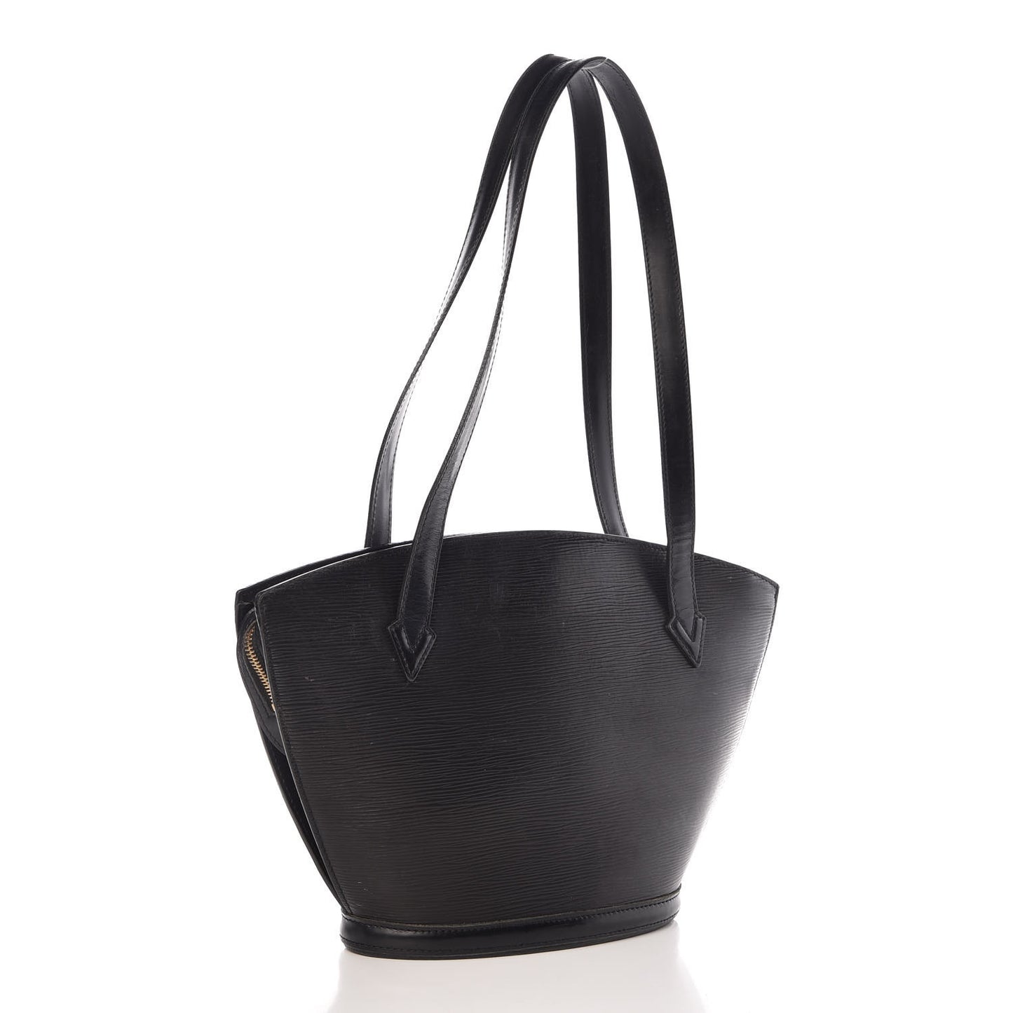 Epi Saint Jacques PM Long Straps Black