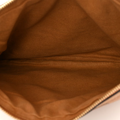 MCM Visetos Liz Shopper Tote Pouch Cognac 9 of 16