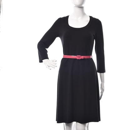 Chanel Patent CC Logo Skinny Belt 85 34 Pink 2 of 8