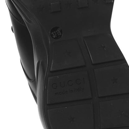 Gucci Dali Soft Calfskin Cut Out Interlocking G Womens Rhyton Sneakers 37.5 Black Ivoire 7 of 10