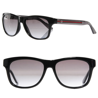 Gucci Bio-Based Frame Rectangle Web Sunglasses 3709/S Black 1 of 5