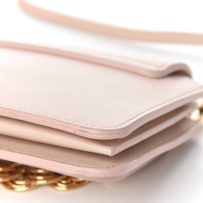 Chloe Smooth Calfskin Drew Bijou Clutch Cement Pink 12 of 13