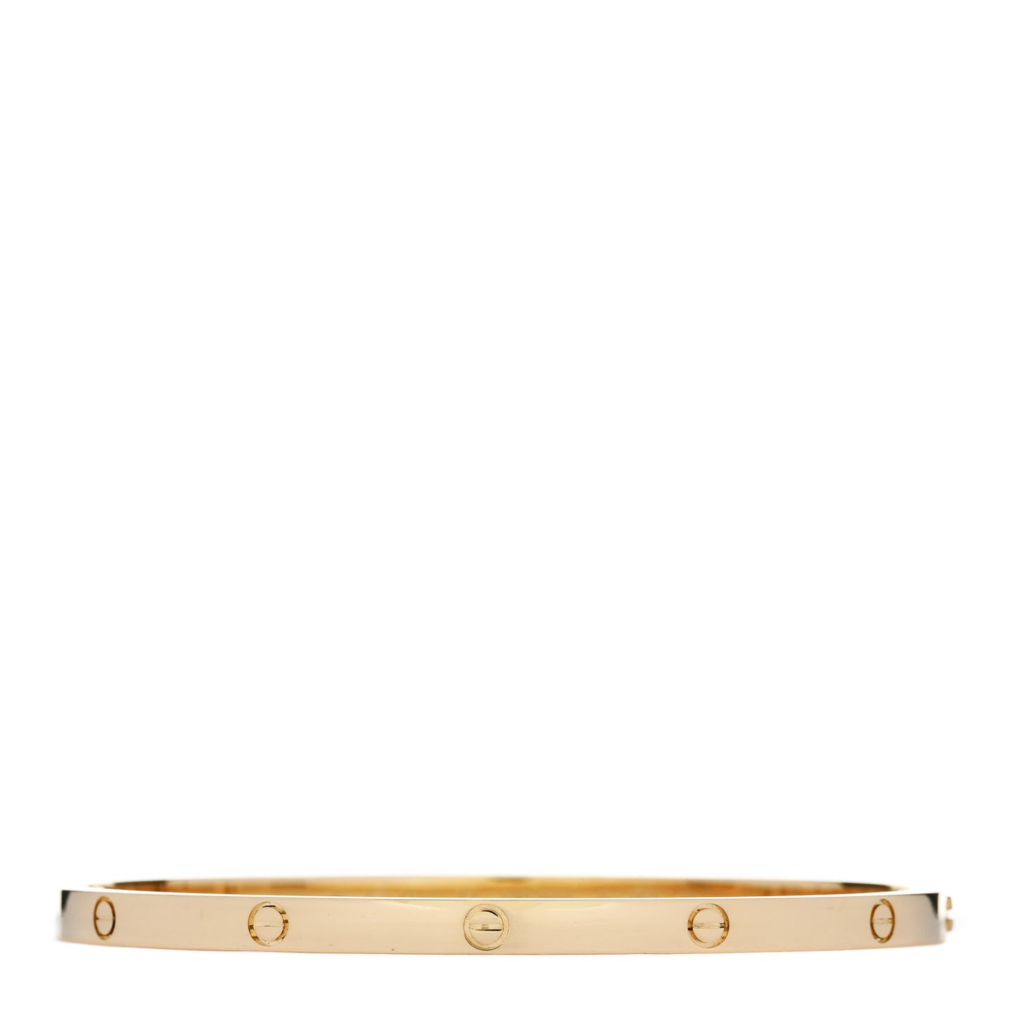 18K Yellow Gold Small LOVE Bracelet 17