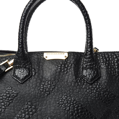 Burberry Heritage Grain Medium Dewsbury Tote Black 9 of 9