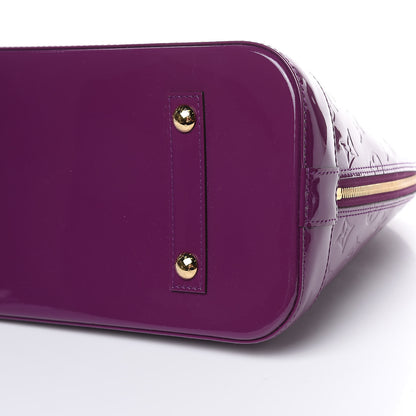 Louis Vuitton Vernis Alma MM Amethyste 9 of 9