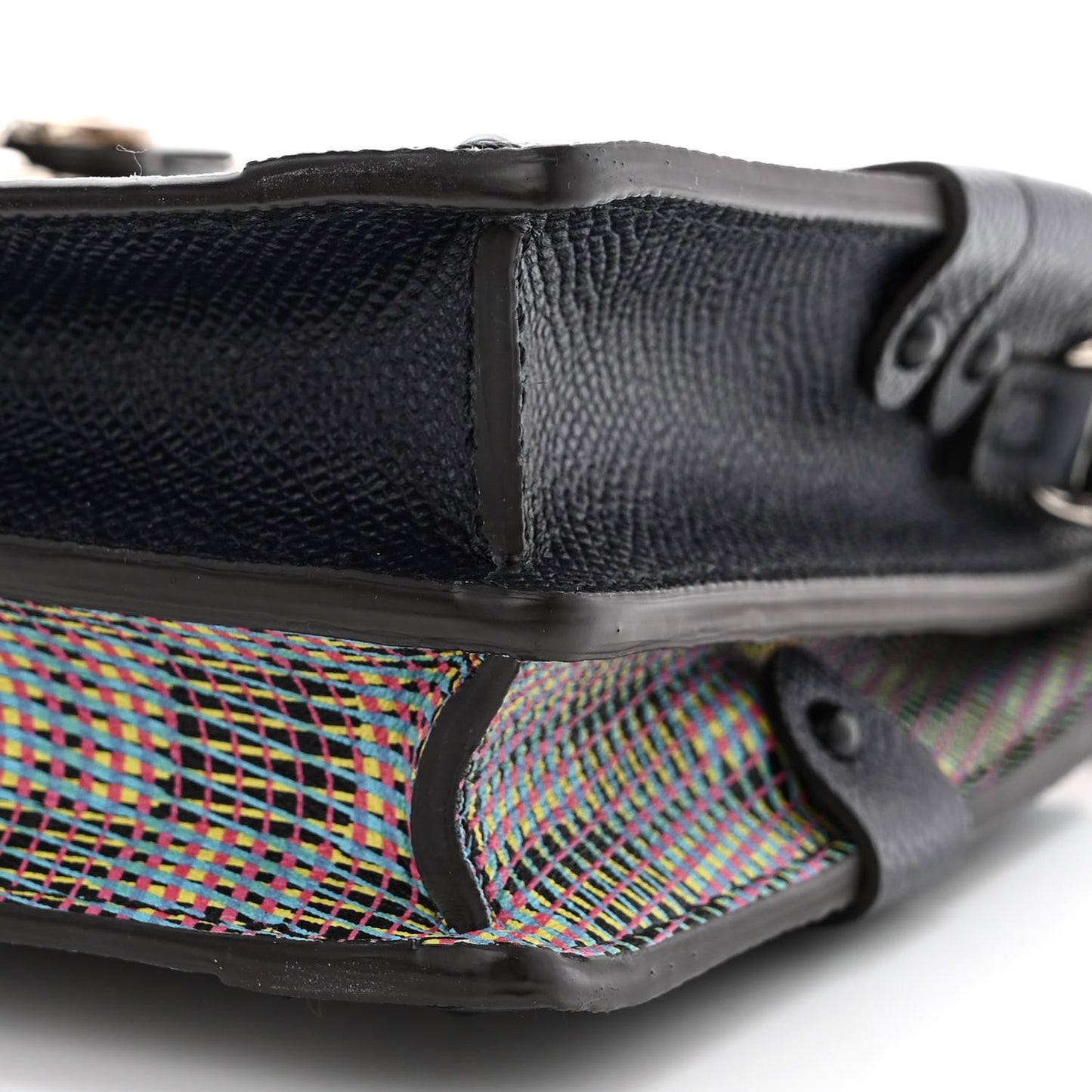 Calfskin Monogram LV Pop Trunk Clutch Blue