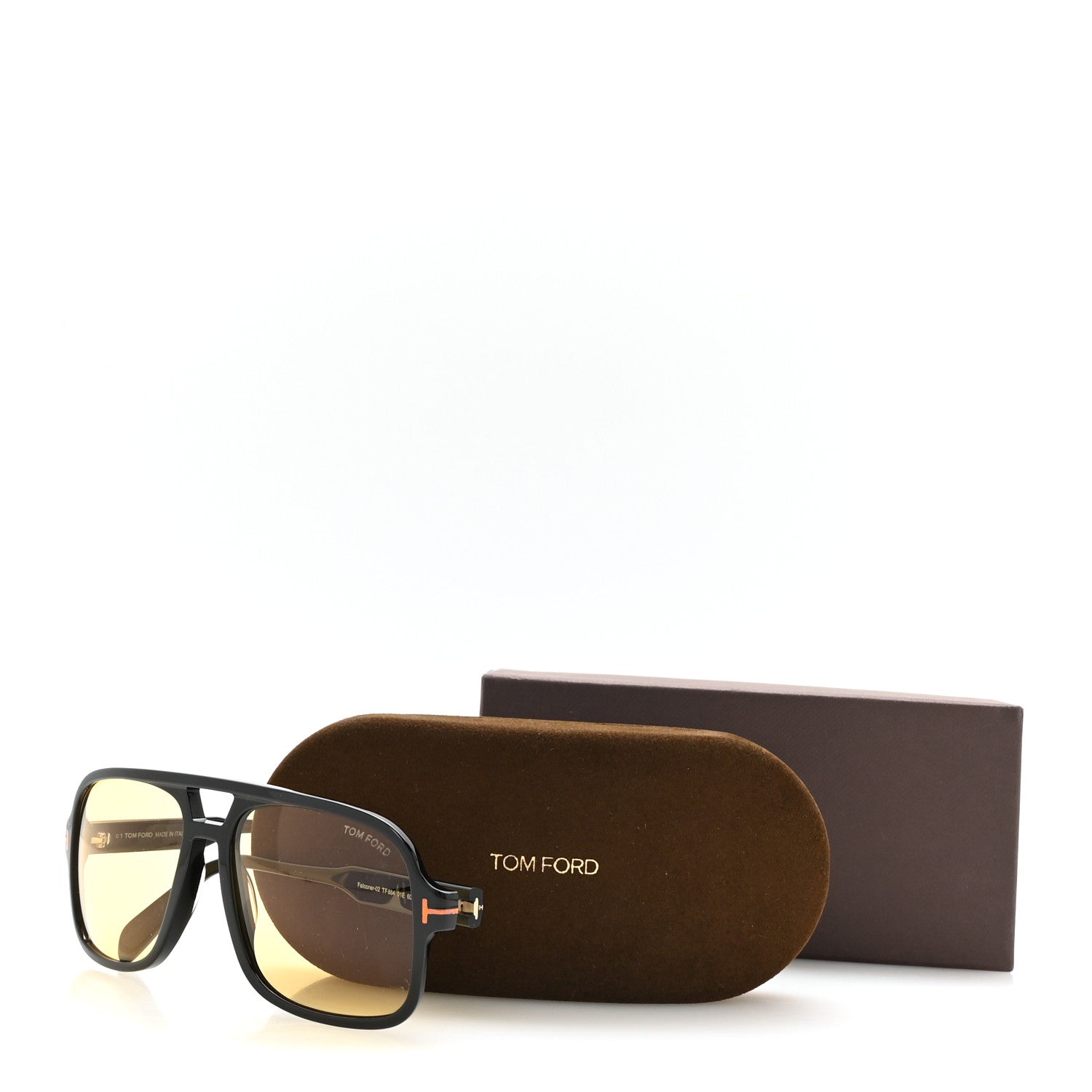 Tom Ford Falconer-02 TF884 Sunglasses Black Black 9 of 9