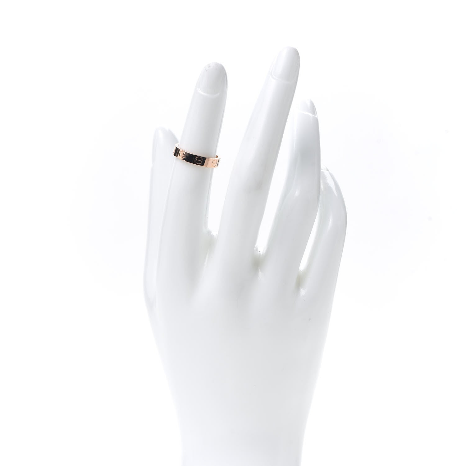 Cartier 18K Pink Gold 3.5mm LOVE Wedding Band Ring 48 4.5 2 of 5