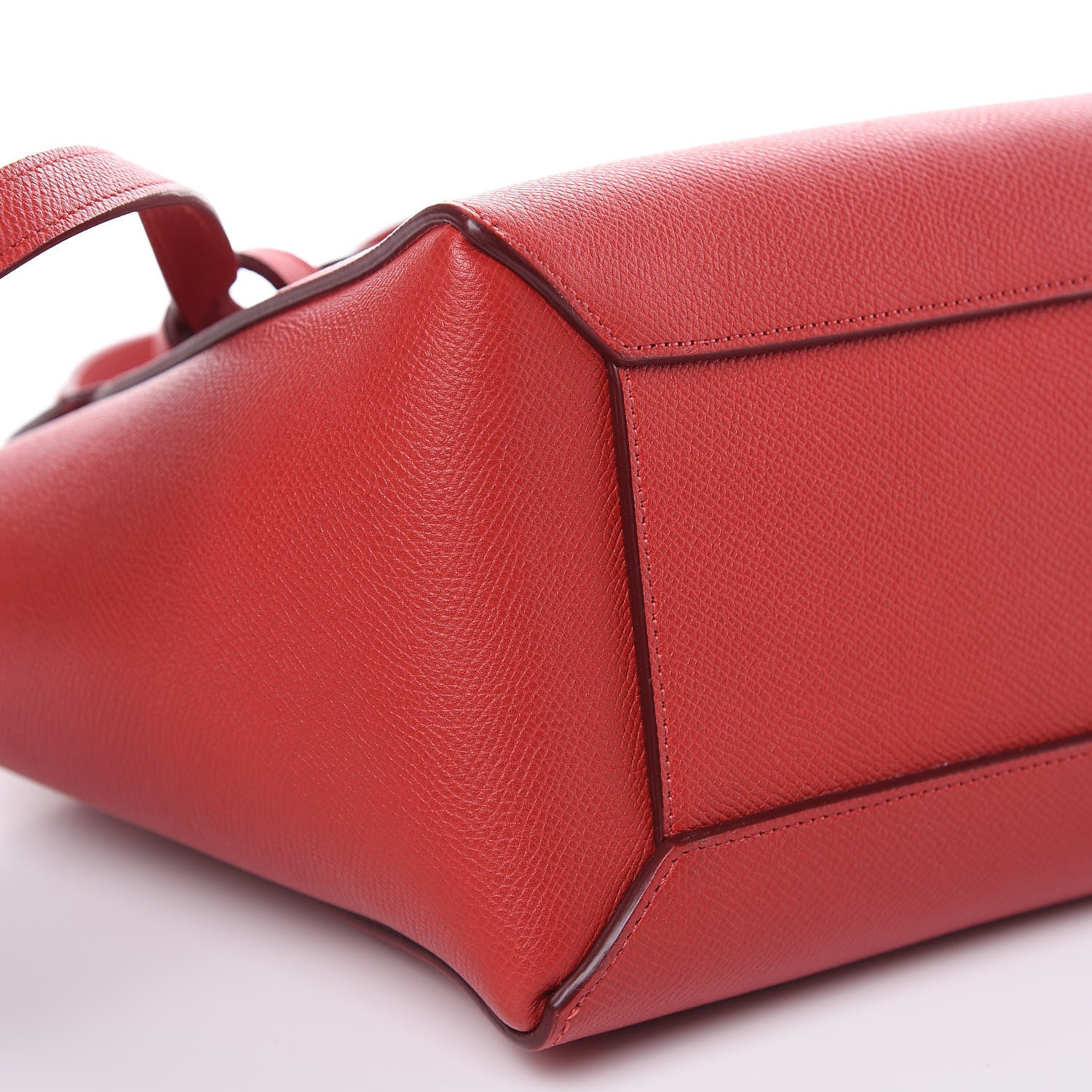 Celine Baby Grained Calfskin Micro Belt Bag Coquelicot 7 of 9