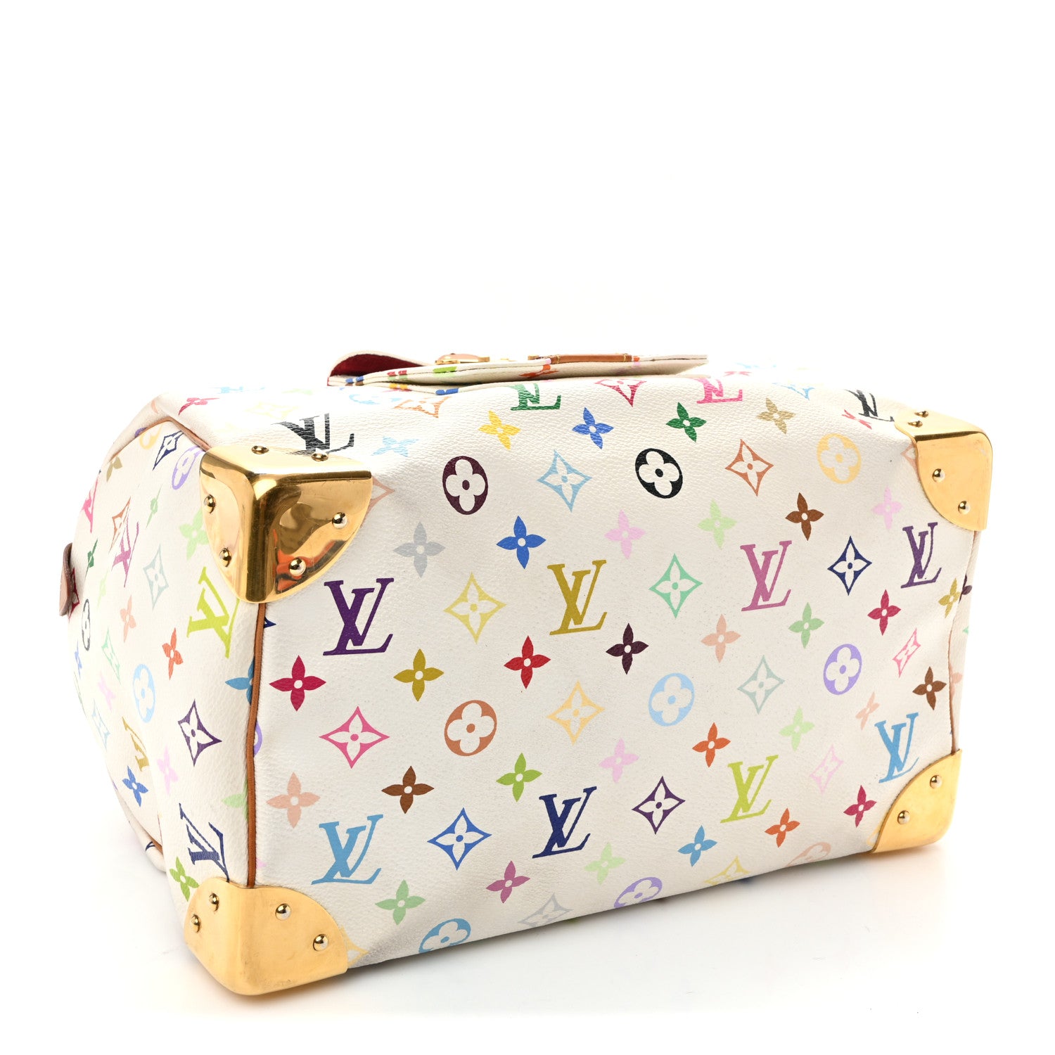 Louis Vuitton Monogram Multicolor Speedy 30 White 4 of 10