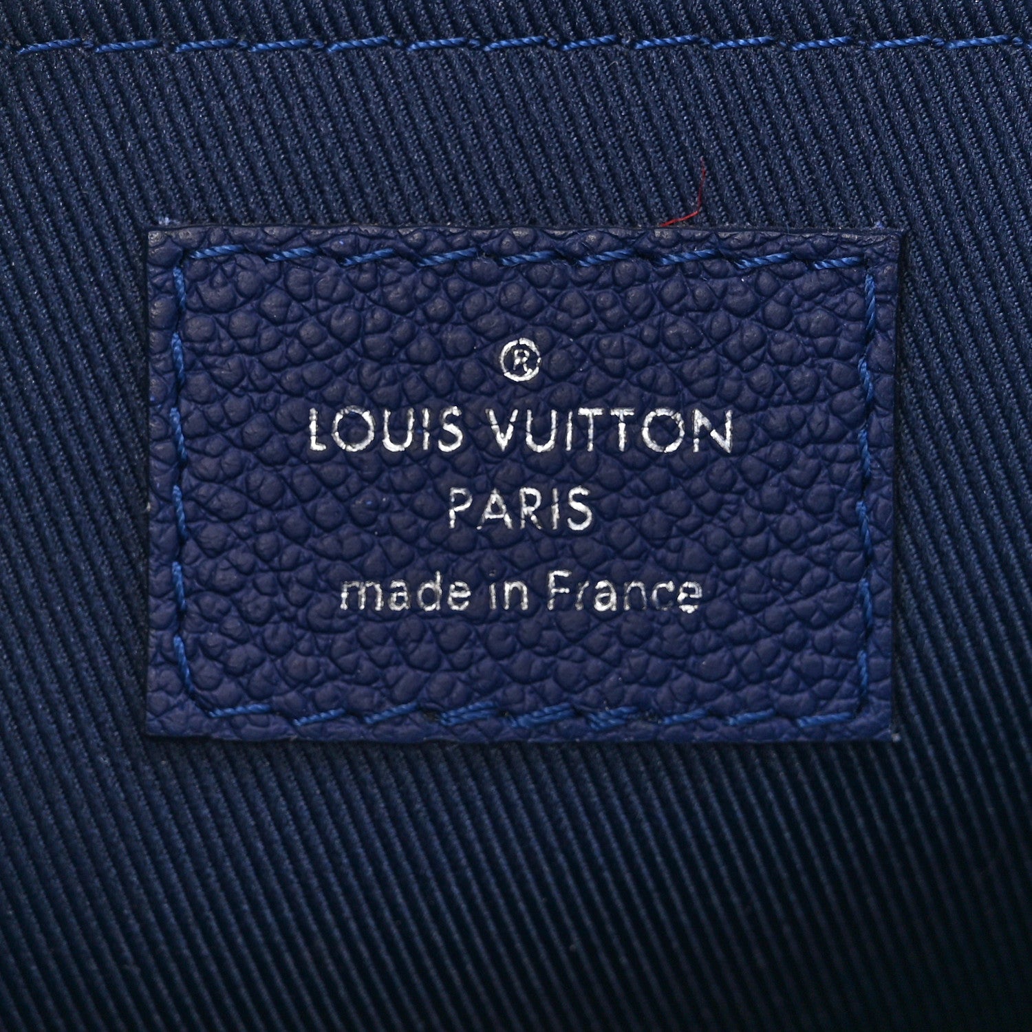 Louis Vuitton Cowhide Monogram Bandana Mini Soft Trunk Blue 6 of 12