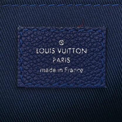 Louis Vuitton Cowhide Monogram Bandana Mini Soft Trunk Blue 6 of 12