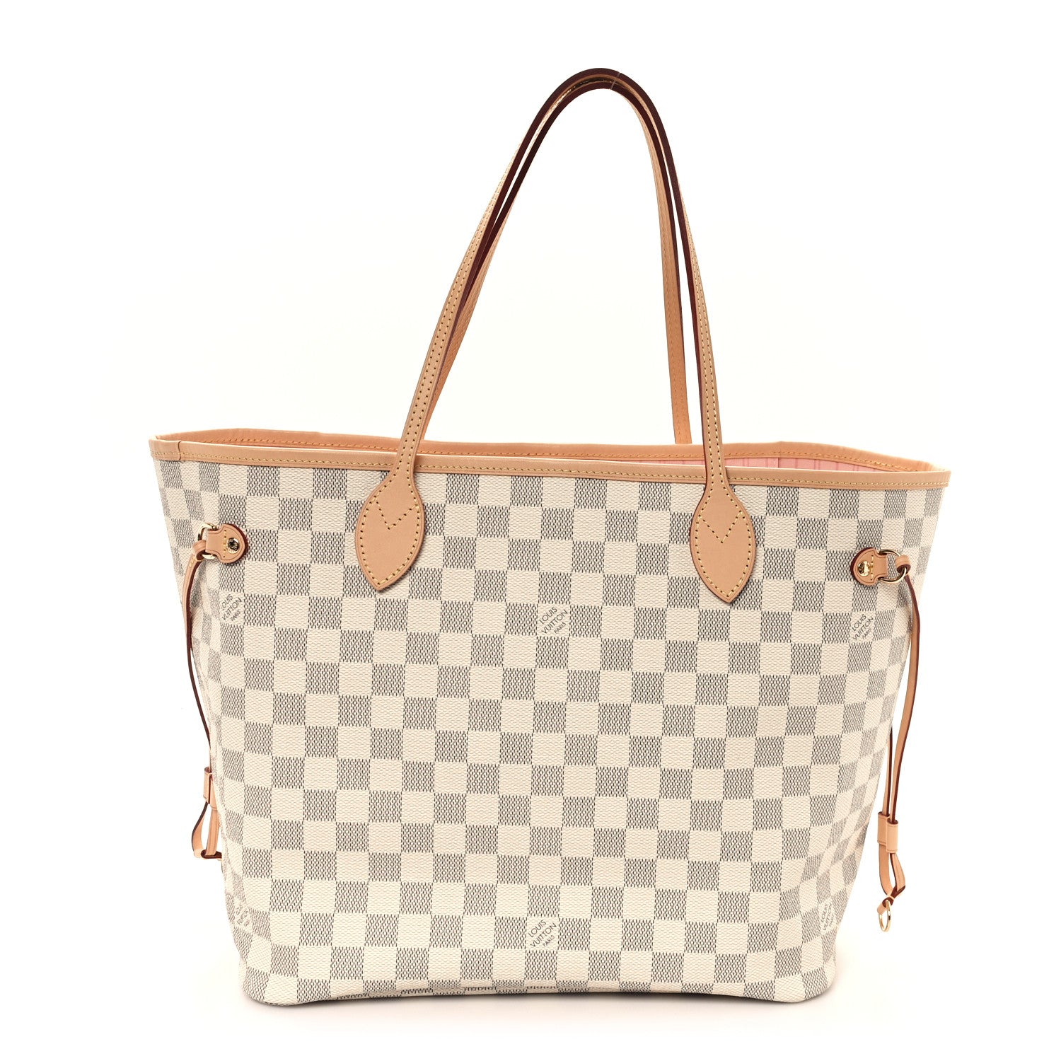 Louis Vuitton Damier Azur Neo Neverfull MM Rose Ballerine 1 of 12
