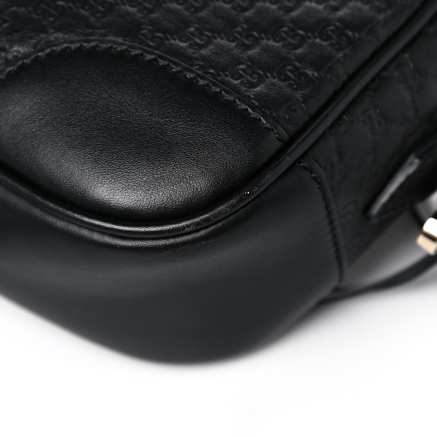 Gucci Microguccissima Mini Bree Messenger Bag Black 12 of 13