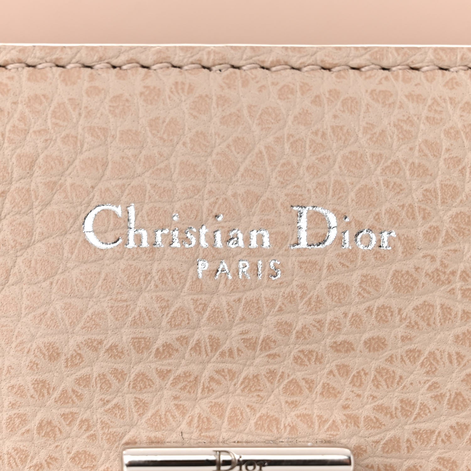 Christian Dior Grained Calfskin Medium Diorever Flap Tapioca 7 of 13