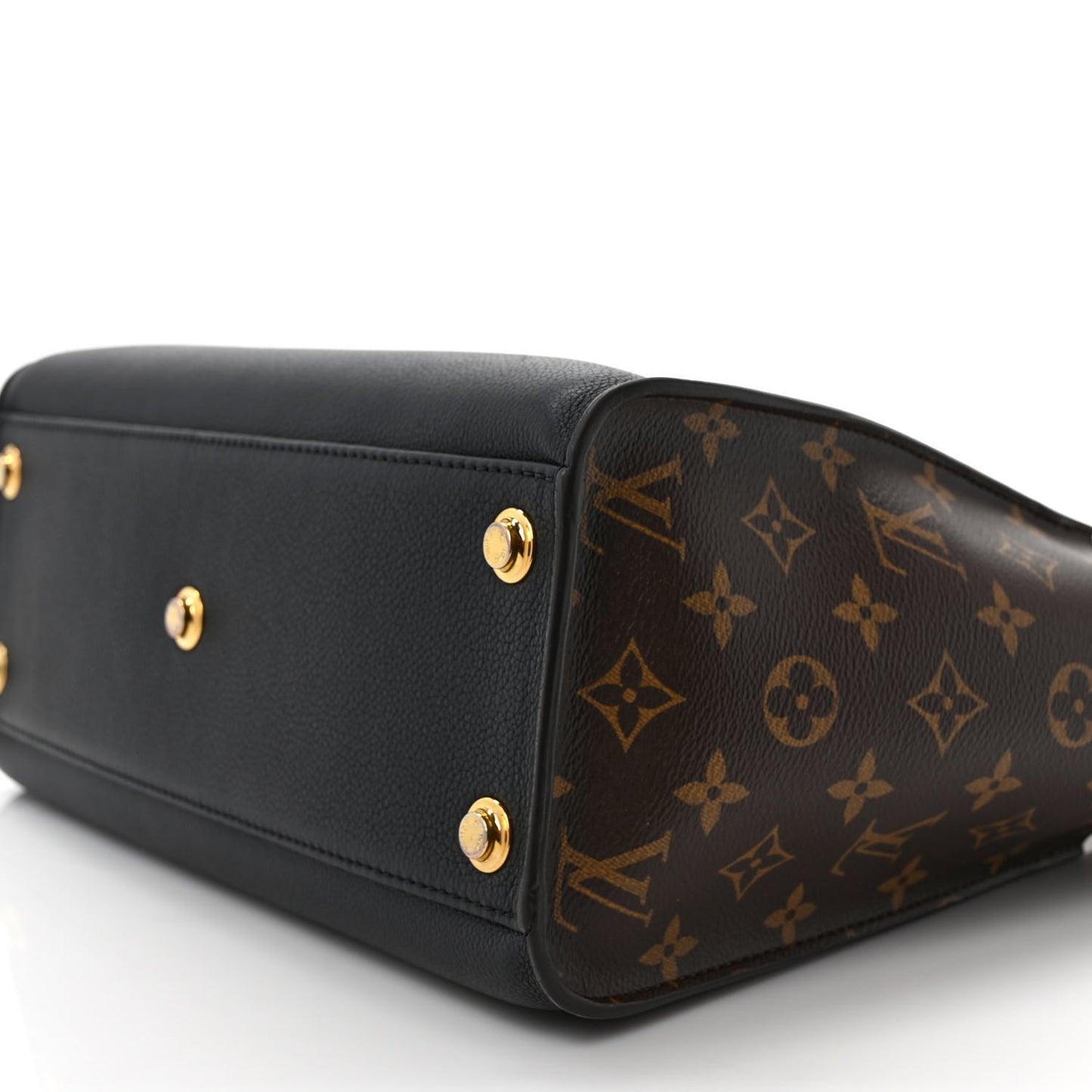 Calfskin Monogram On My Side Black