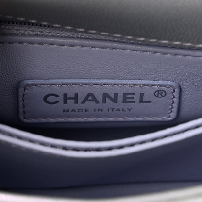 Chanel Iridescent Caviar Quilted Extra Mini Coco Handle Flap Purple 6 of 11