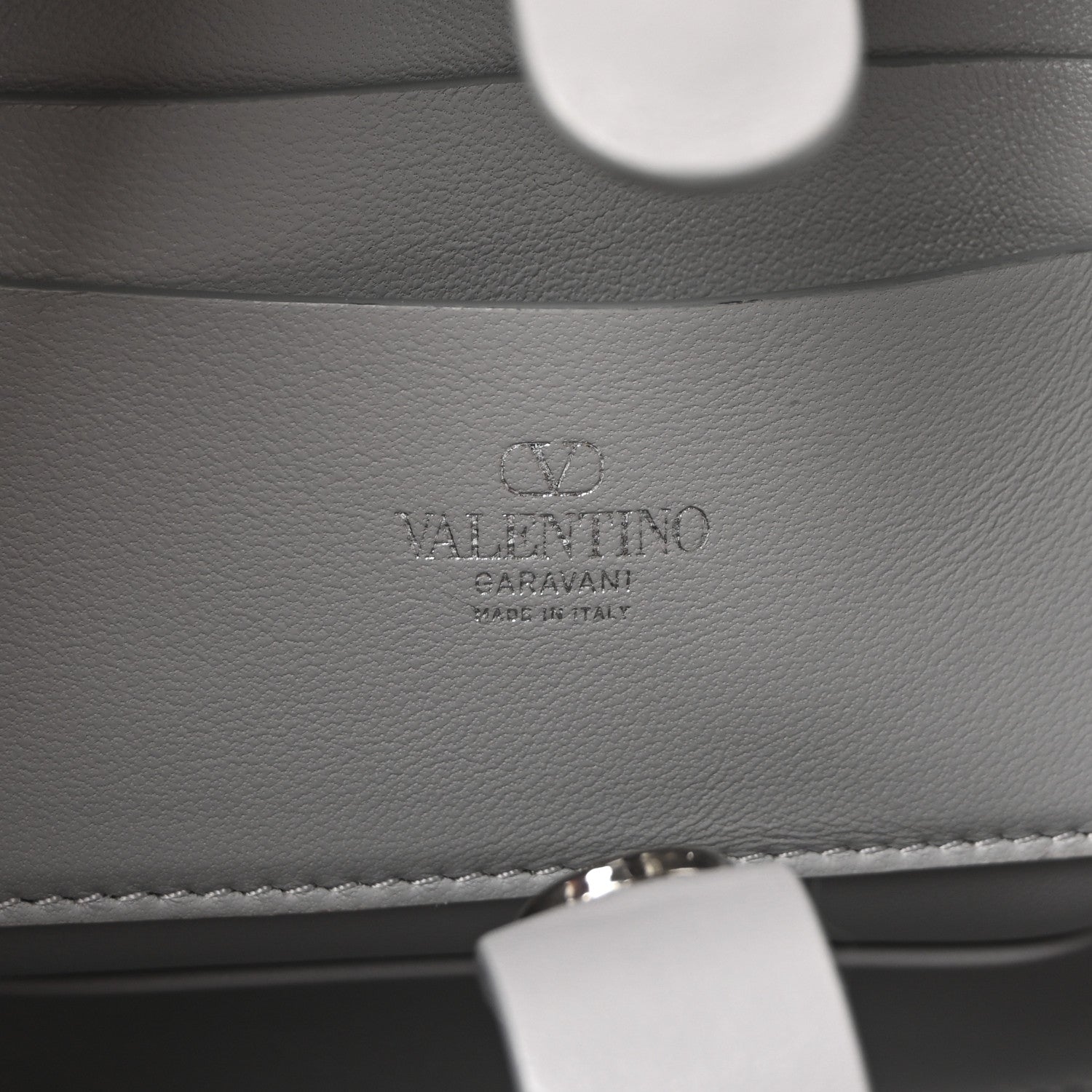 Valentino Garavani Crystal Mini Le Troisieme Shopping Bag Grey 6 of 10