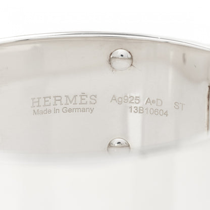 Hermes Sterling Silver Kelly MM Bracelet ST 3 of 4