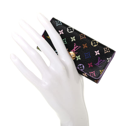 Louis Vuitton Monogram Multicolor Multicles 4 Key Holder Black Violet 2 of 8