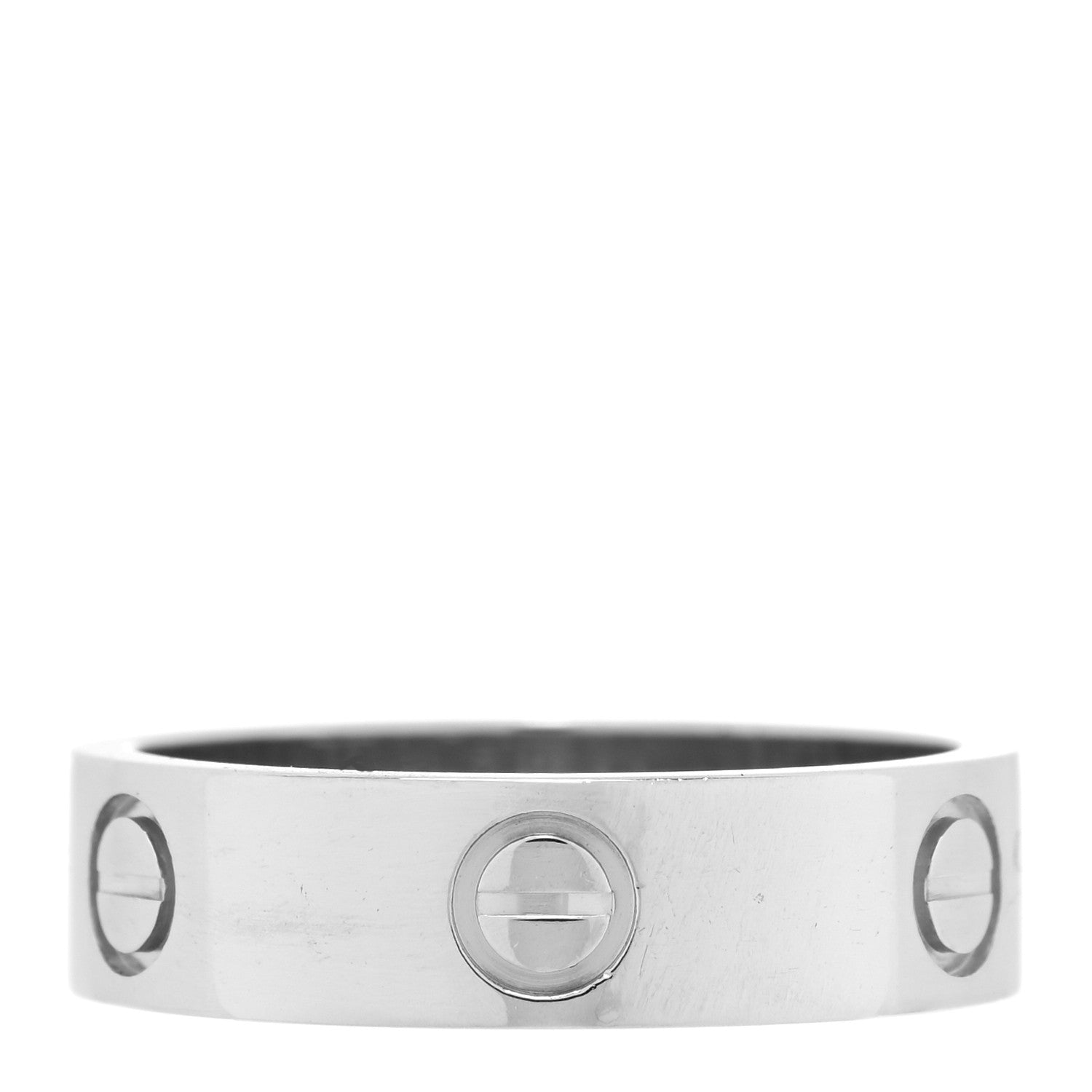 Cartier Platinum 5.5mm LOVE Ring 57 8 1 of 4