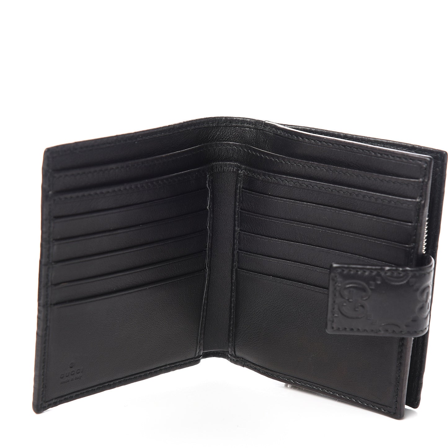 Guccissima Twins French Wallet Black