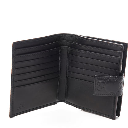 Gucci Guccissima Twins French Wallet Black 5 of 8